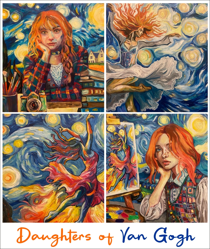 Daughters of Van Gogh - a Series of Paintings inspired by the Master